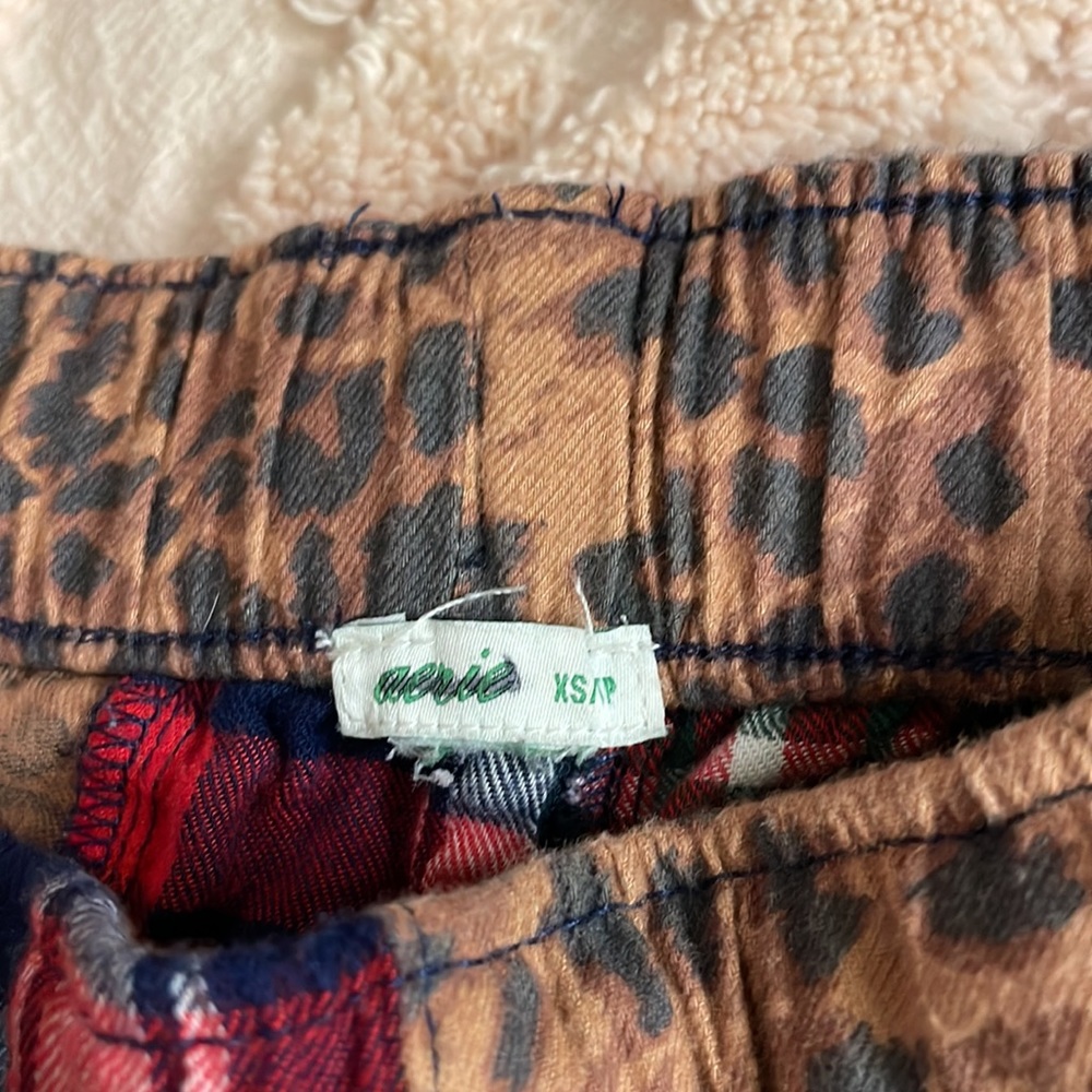 Aerie | Patchwork Lounge Shorts - Picture 4 of 7